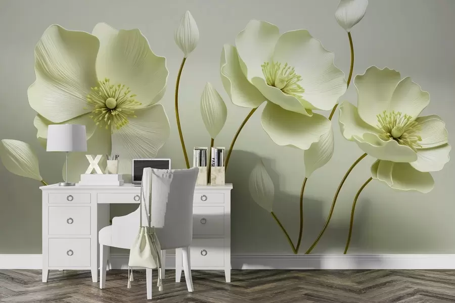 Wall Mural Photo Wallpaper Graceful flowers w04248v2