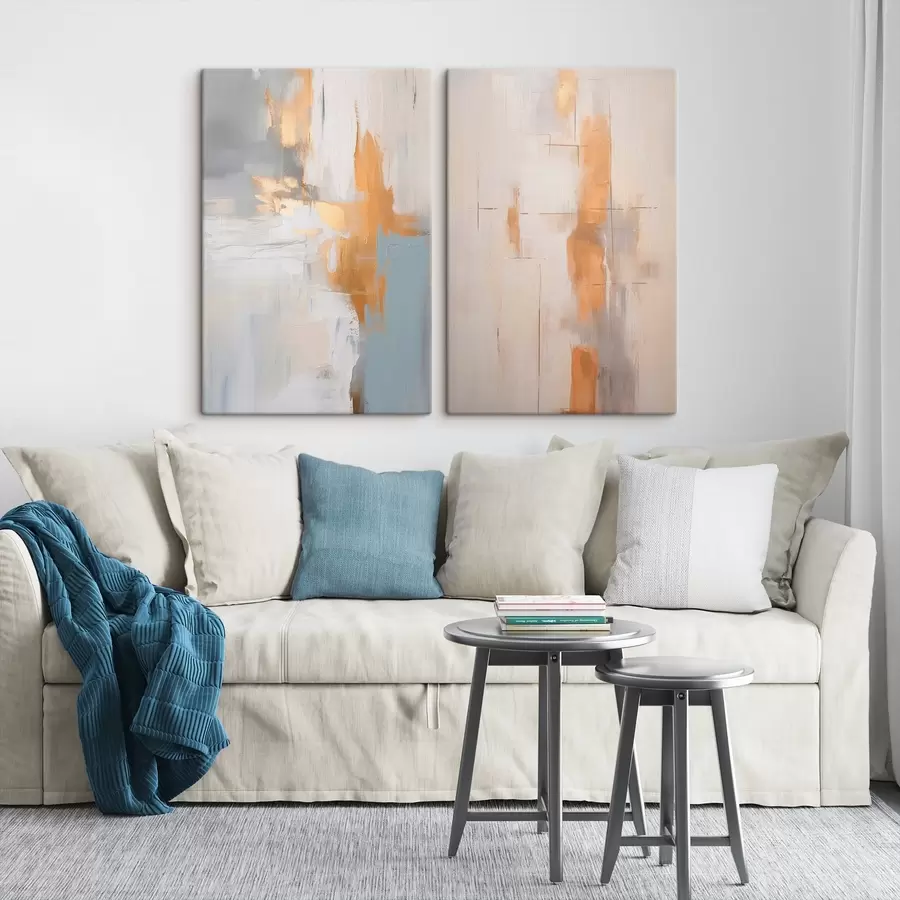 murales Pinceladas abstractas imitación de pintura m00502