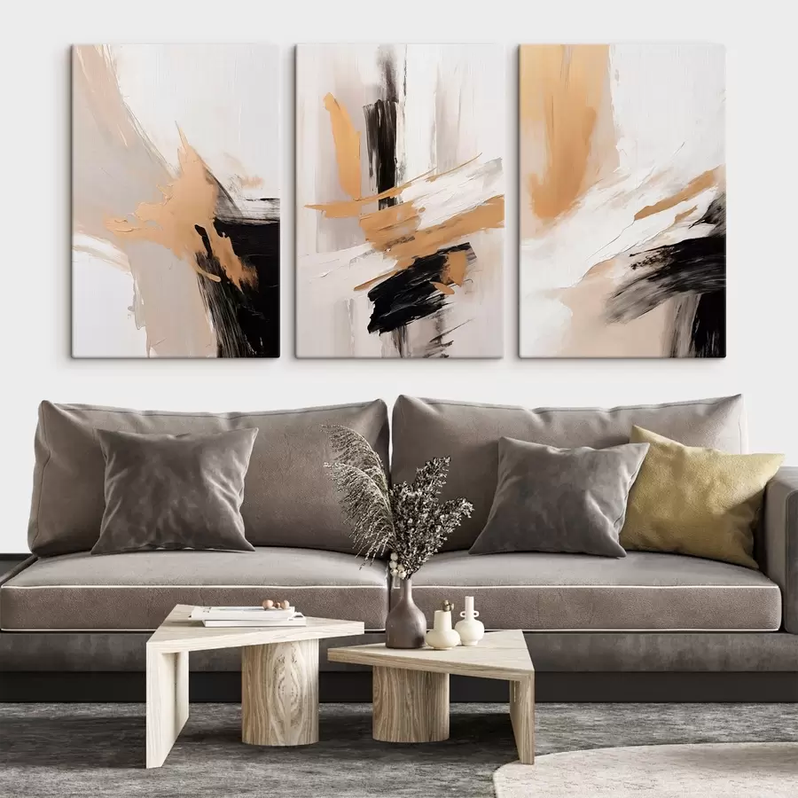 wall murals Modern abstraction imitation of brushstrokes m00505