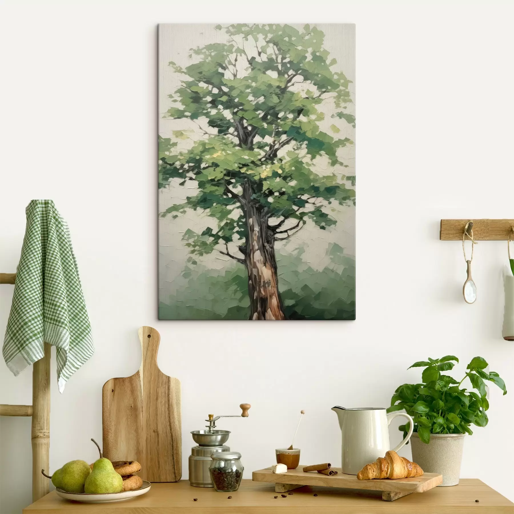 wall murals Wood imitation painting s45116