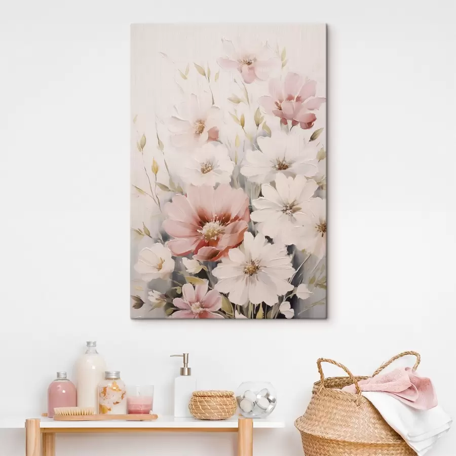 wall murals Delicate flowers imitation painting s45119