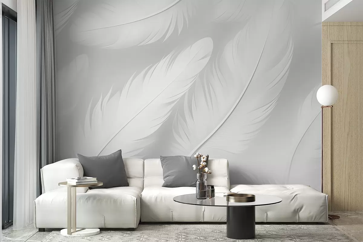 wall murals Feathers w04273v1