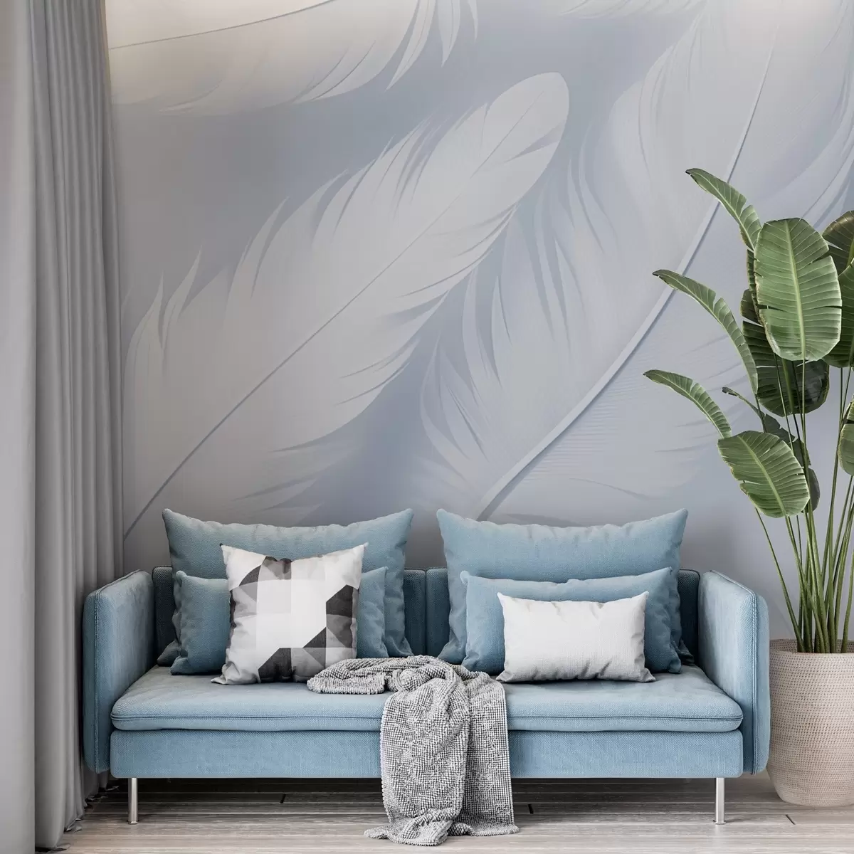 Wall Mural Photo Wallpaper Feathers w04273v2