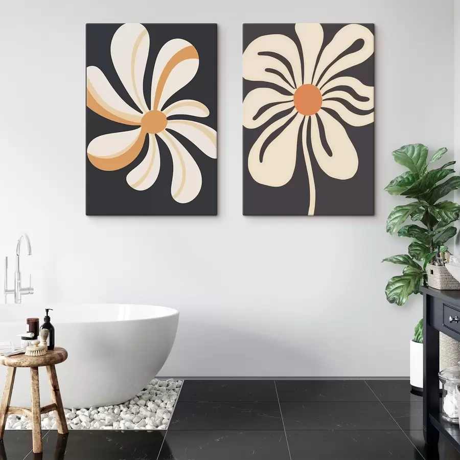 murales Flores gráficas m00512