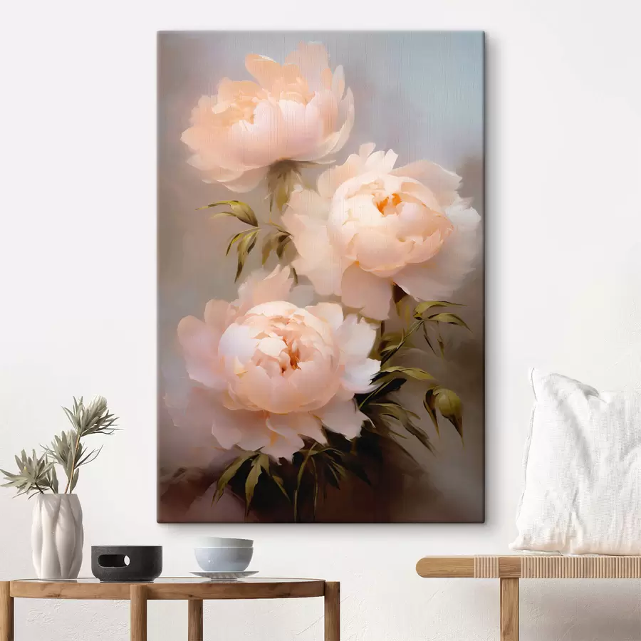 wall murals A bouquet of peonies s44414