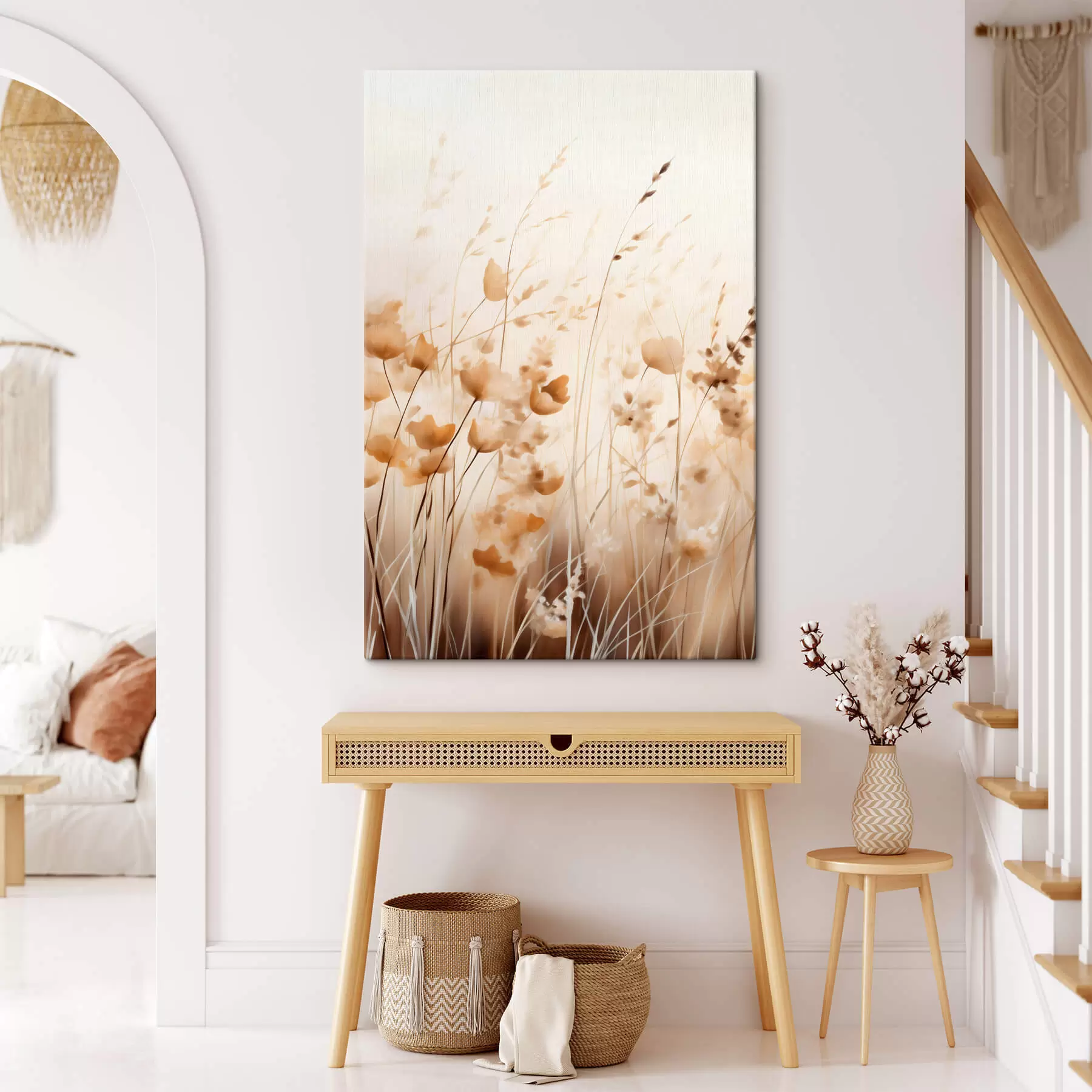 murales Flores silvestres abstractas s45063