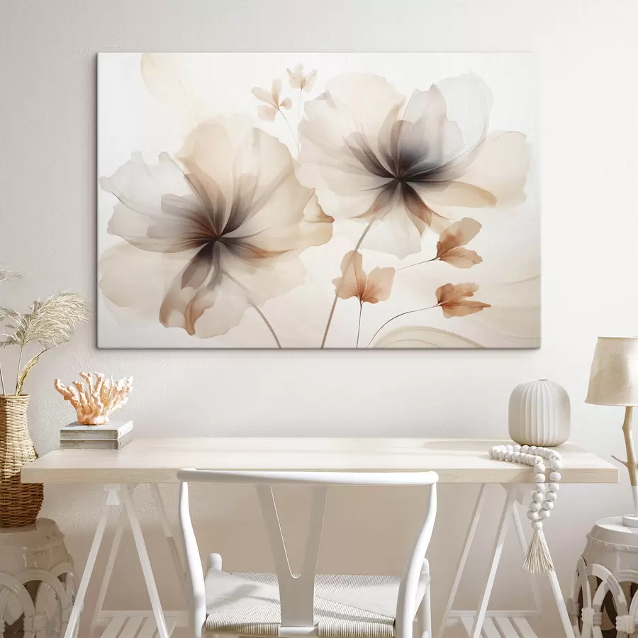 murales flores abstractas s45065