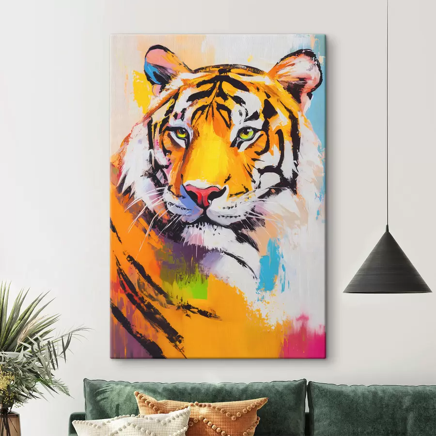 wall murals Portrait of a tiger s45069