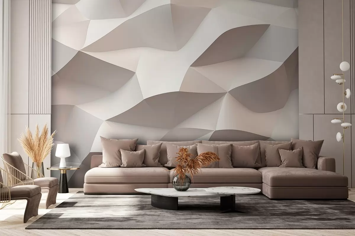 Wall Mural Photo Wallpaper Geometric abstraction w04267