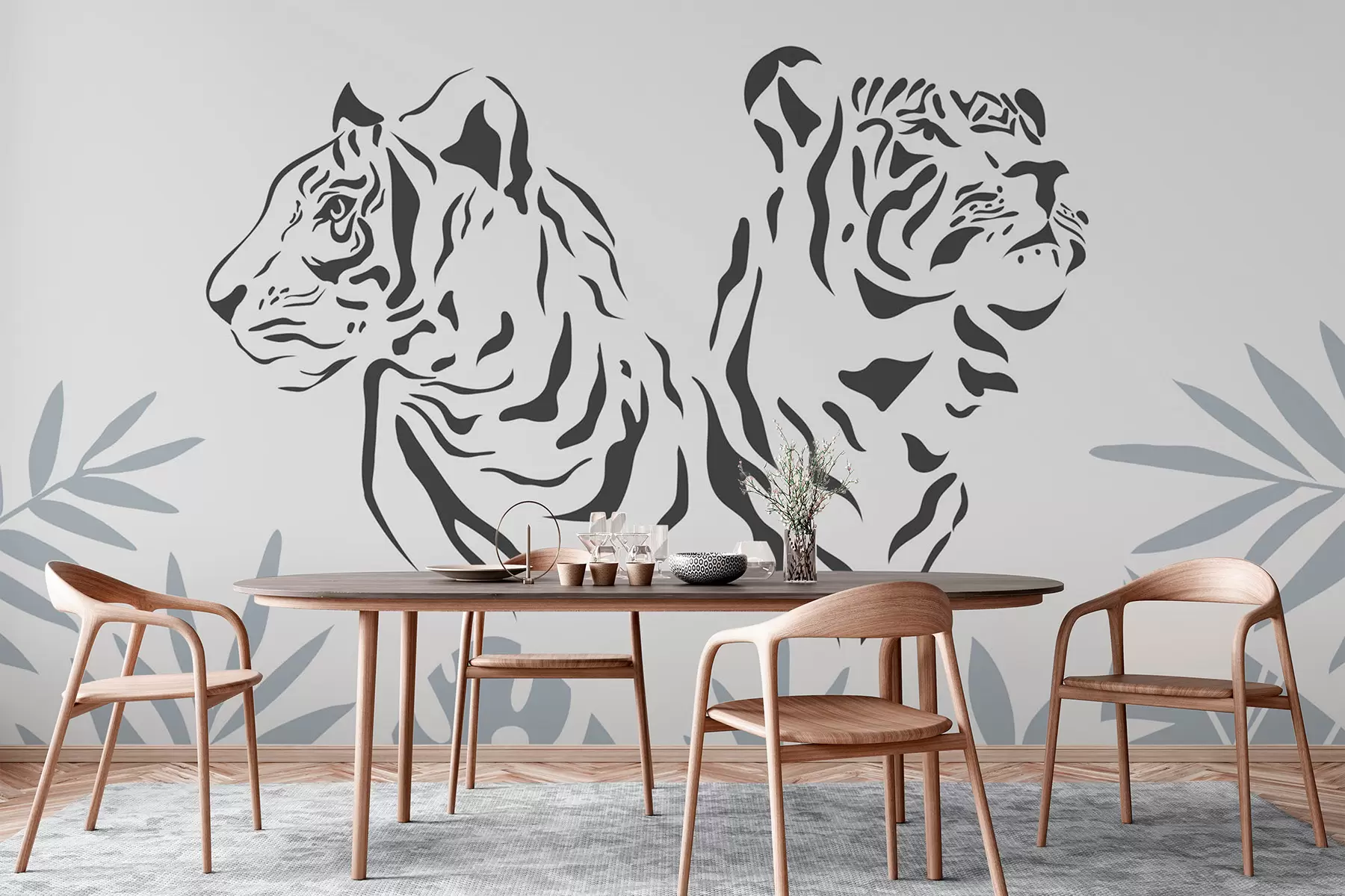 murais de parede Tigres w04294v1