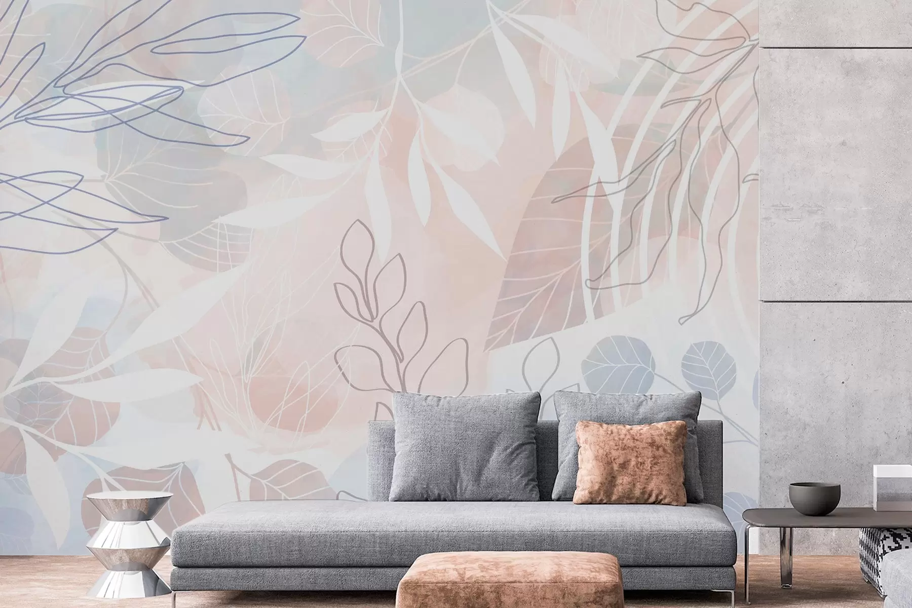 wall murals Plant abstraction w04297