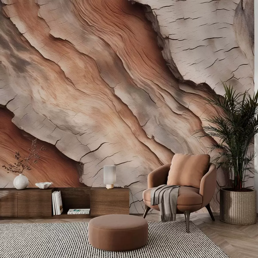 peintures murales Écorce d'arbre w04299