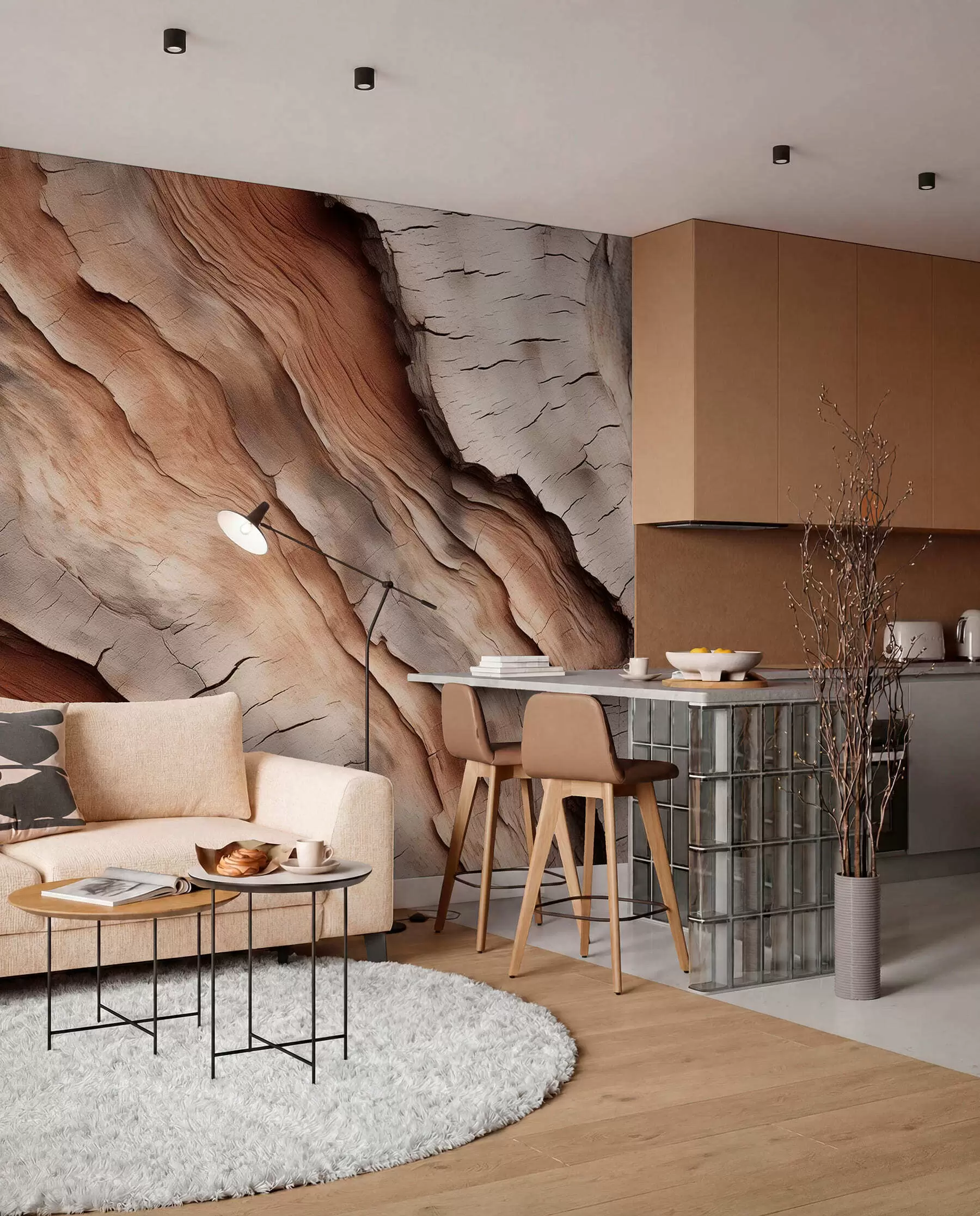 Wall Mural Photo Wallpaper Tree bark w04299