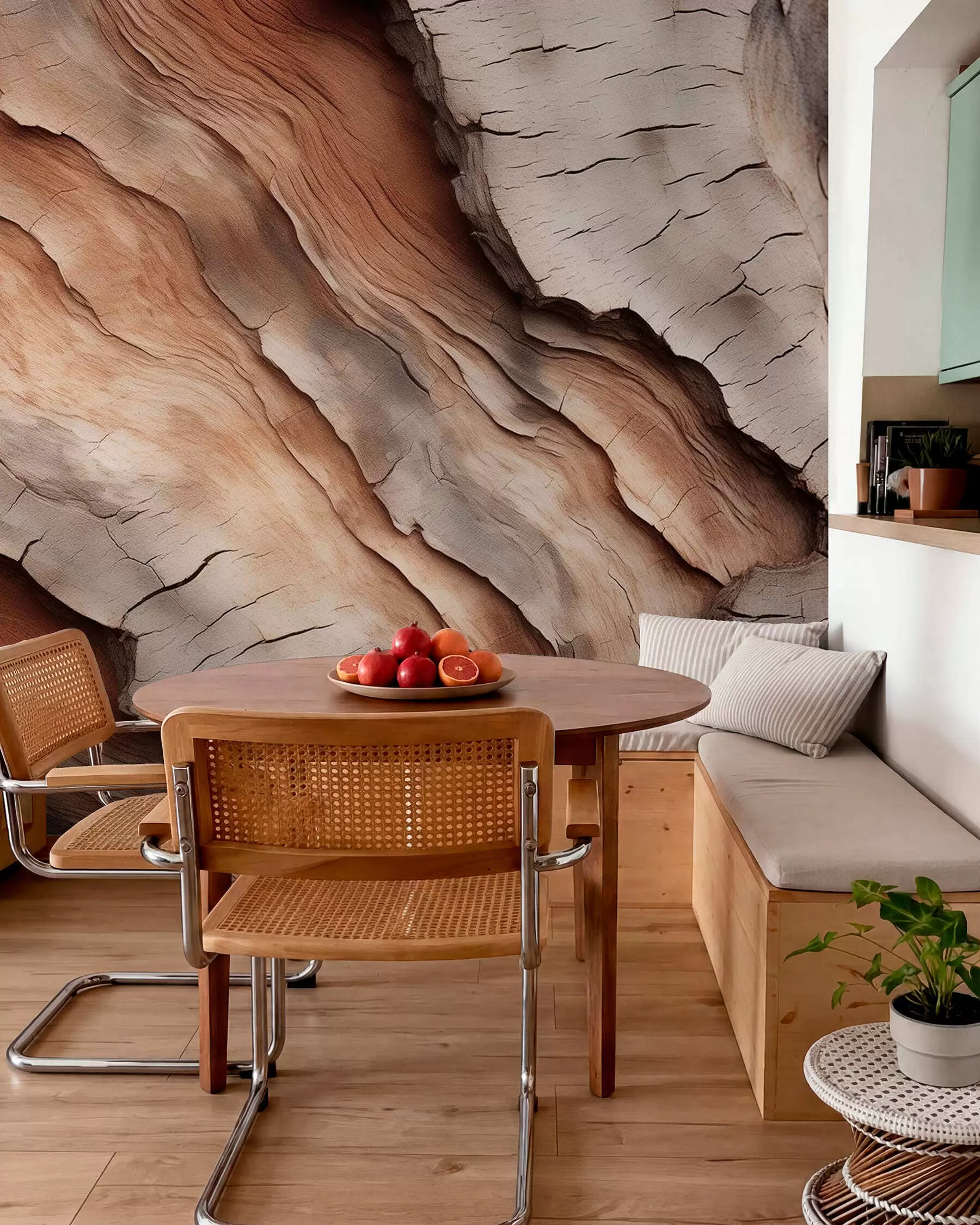 peintures murales Écorce d'arbre w04299