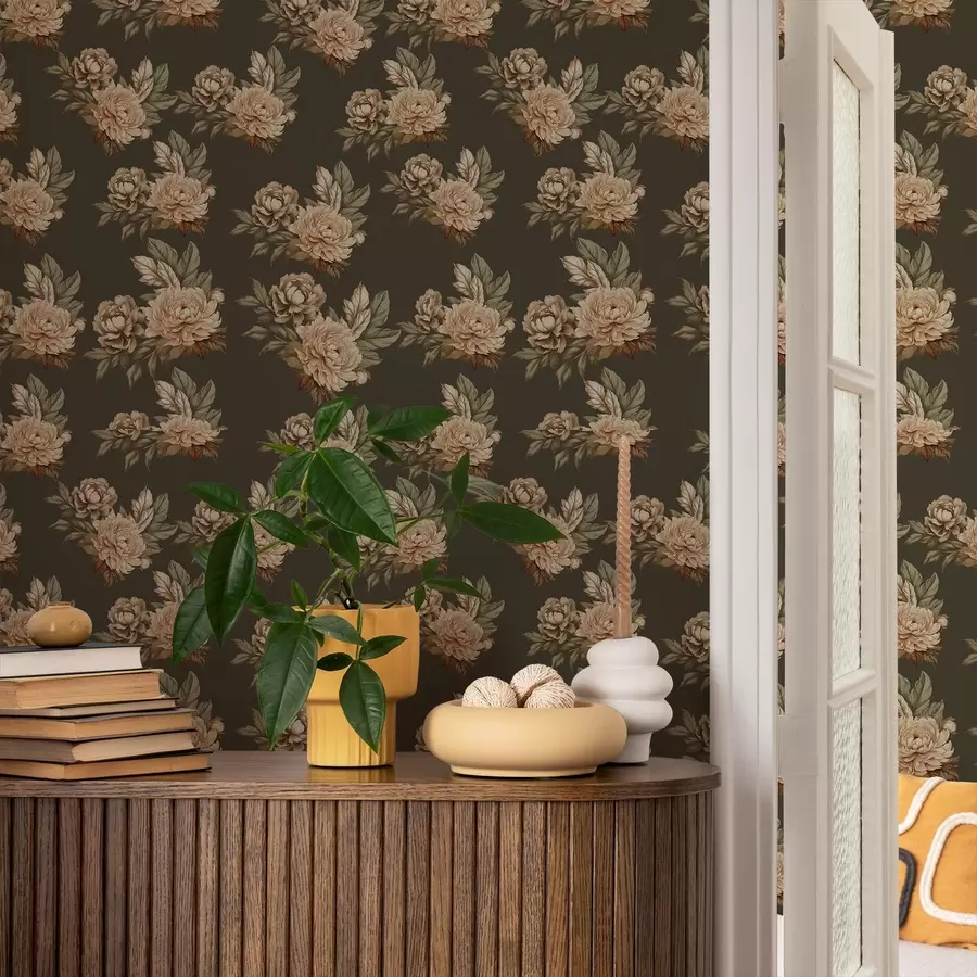 Wall Mural Photo Wallpaper Retro Roses a00419