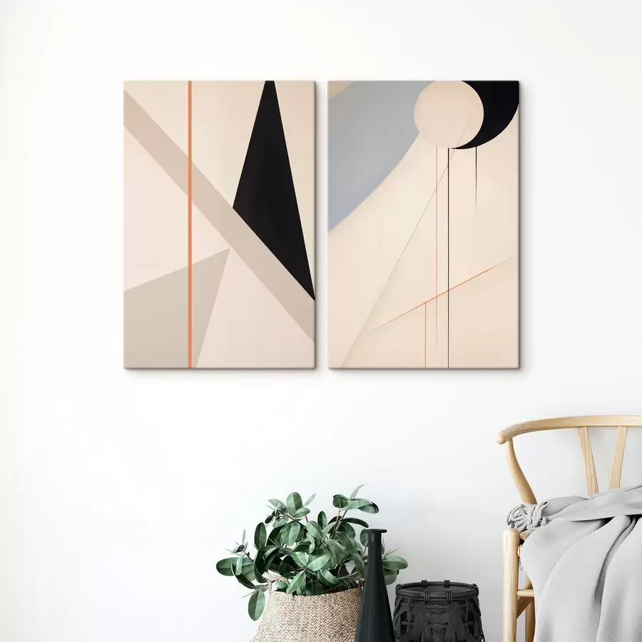 murales Abstracción geométrica m00536