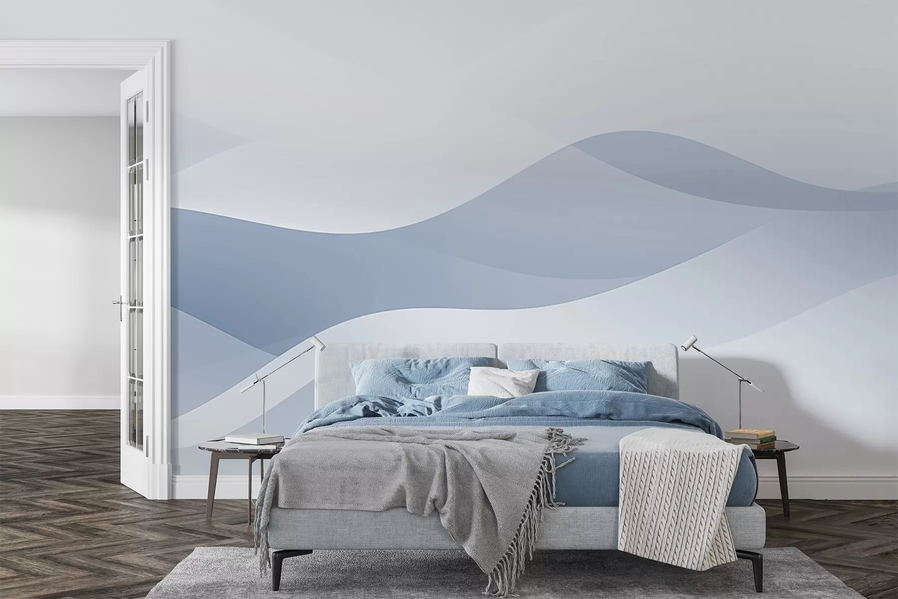 Wall Mural Photo Wallpaper Abstract waves w04288
