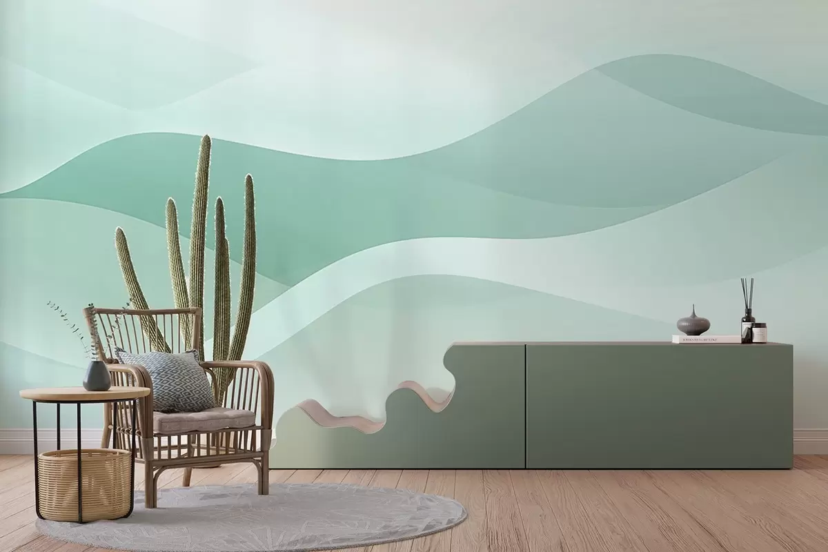 Wall Mural Photo Wallpaper Abstract waves w04288v1