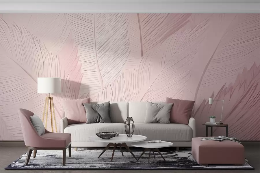 wall murals Fluffy feathers w04289v1