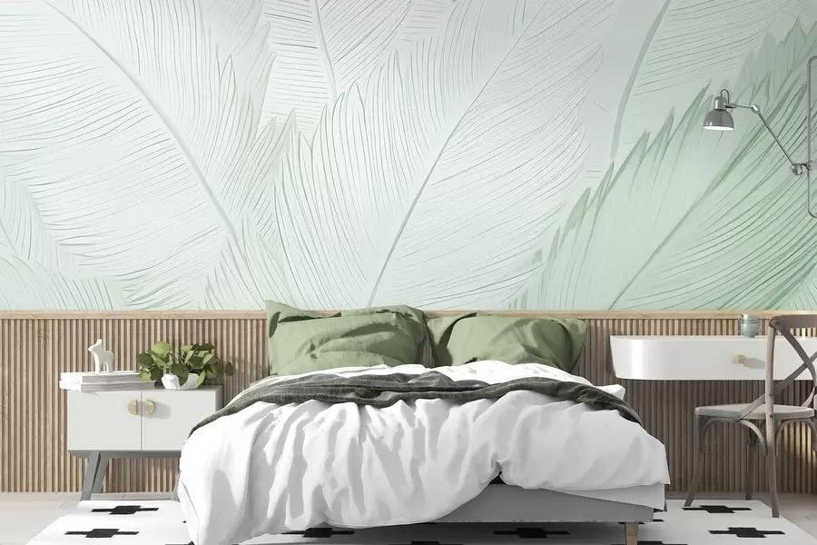 Wall Mural Photo Wallpaper Fluffy feathers w04289v3