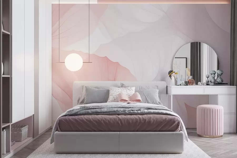 wall murals Transparent petals w04290v1