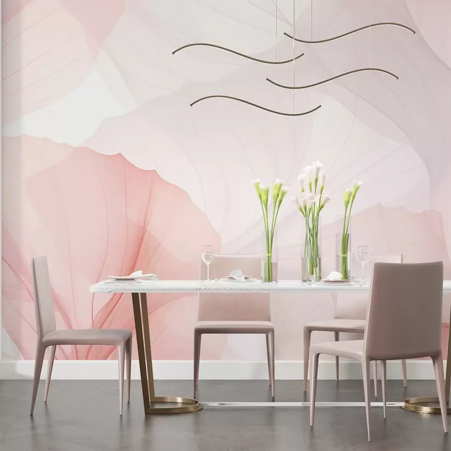wall murals Transparent petals w04290v1