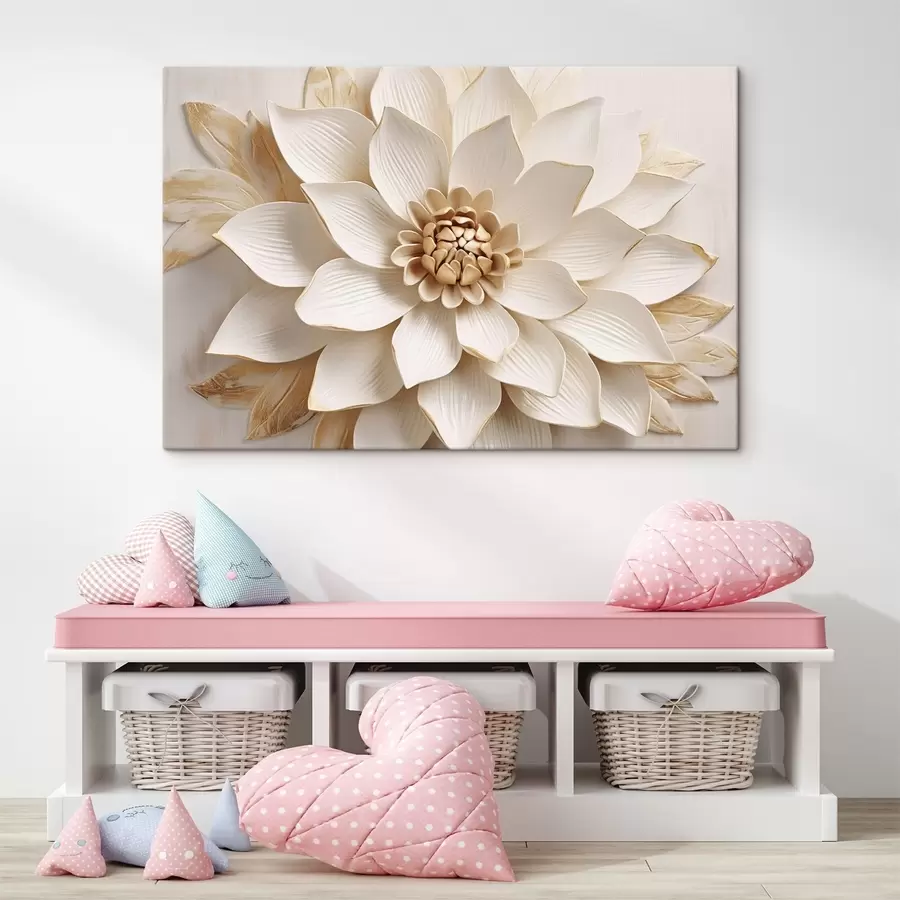 wall murals Volumetric flower s45225