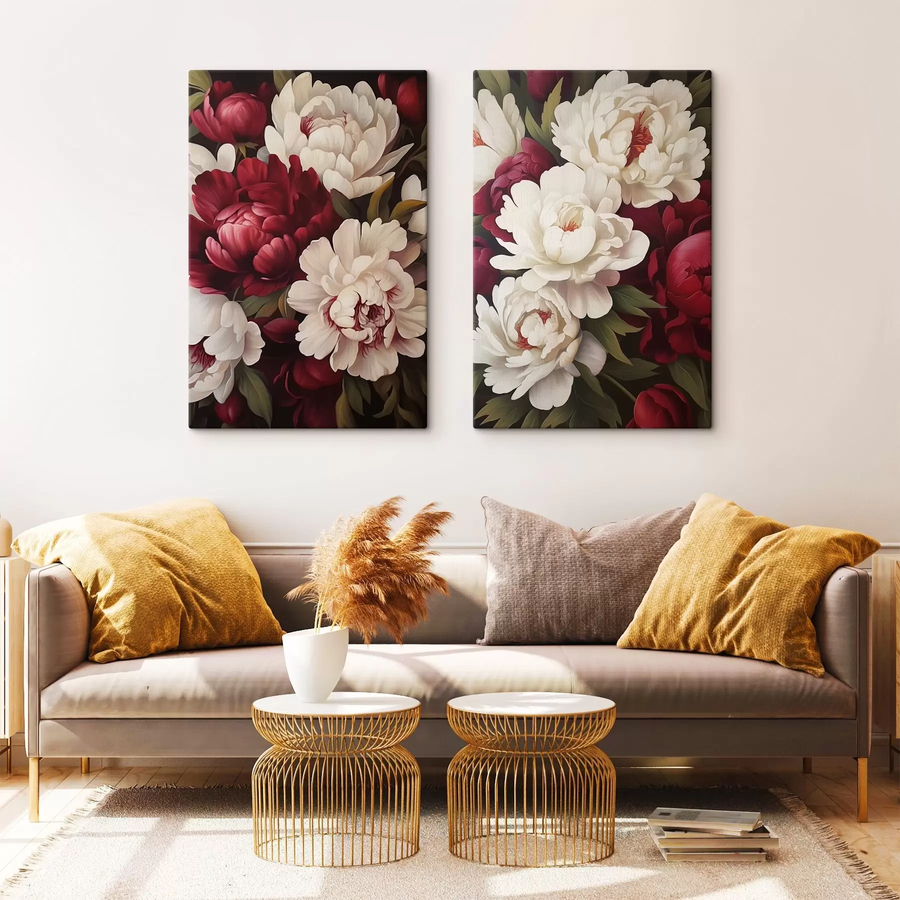 wall murals Peonies m00548