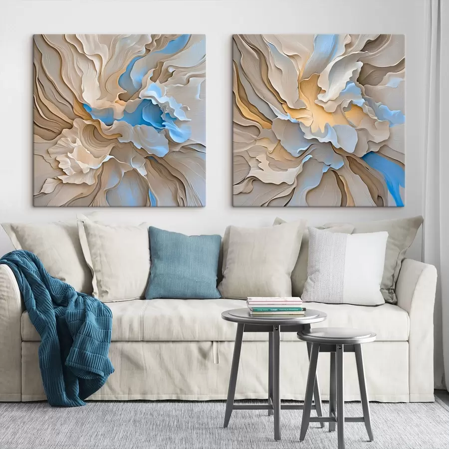 wall murals Imitation of abstract texture waves m00539