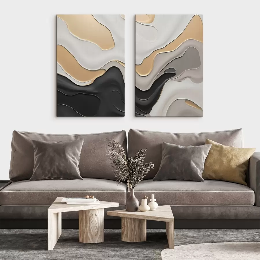 wall murals Abstract elegant curves m00541