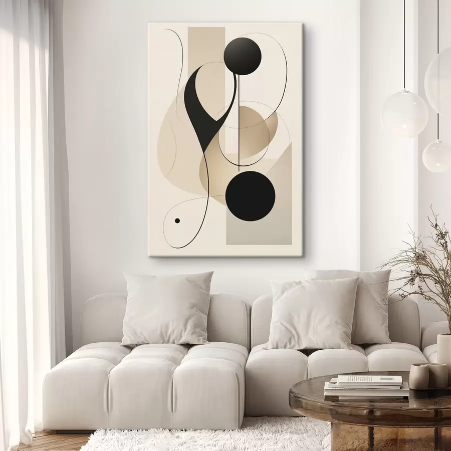 wall murals Abstract curves and shapes s45197