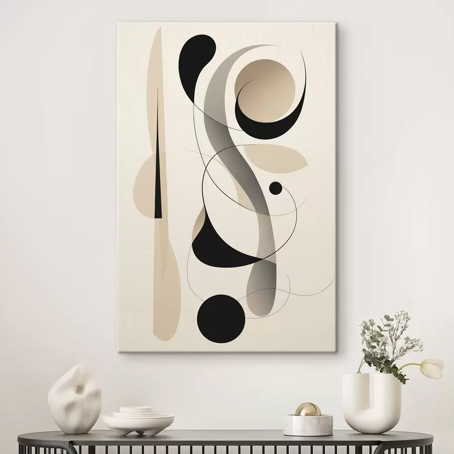 wall murals Minimalist geometric composition s45198
