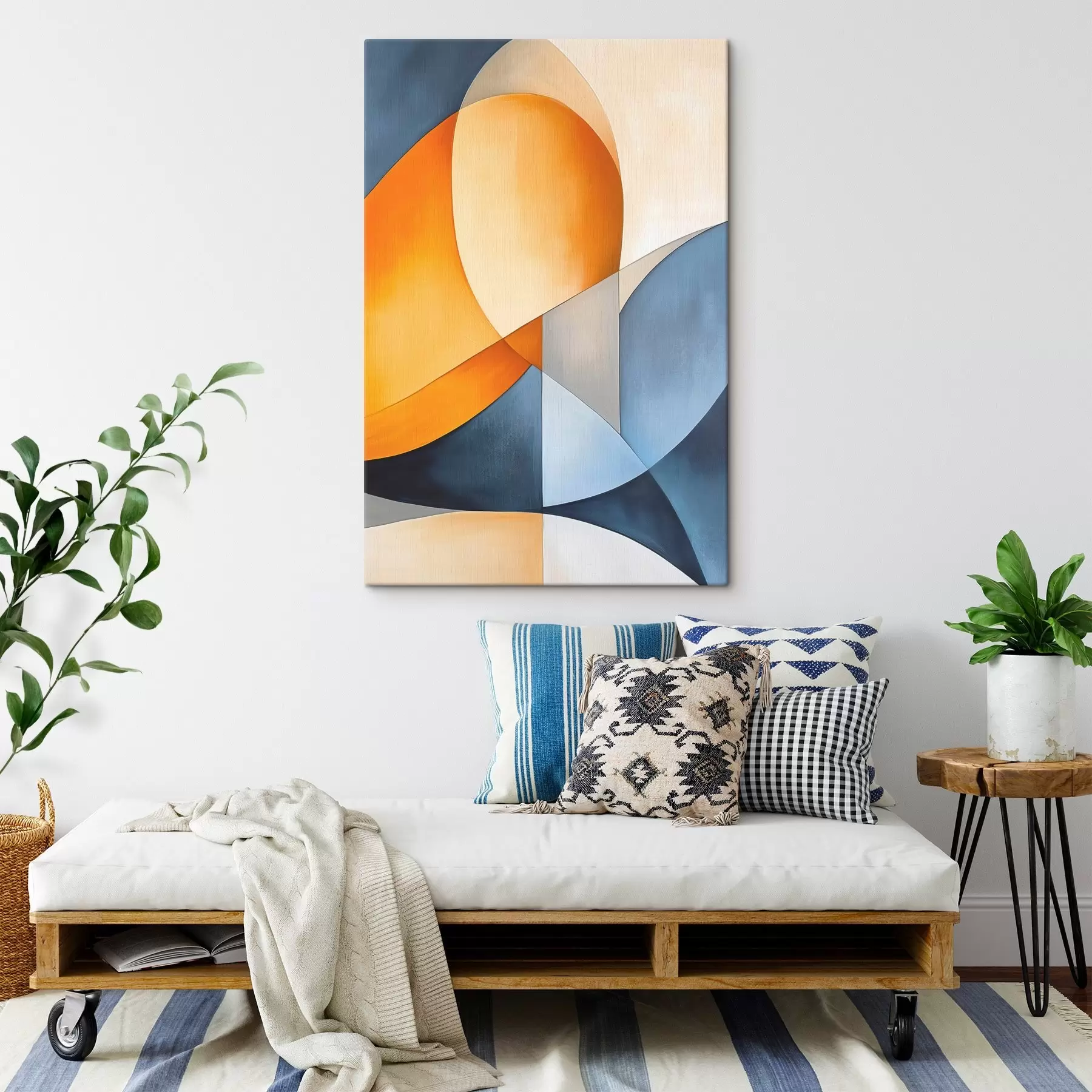 wall murals Abstraction with geometric shapes s45202