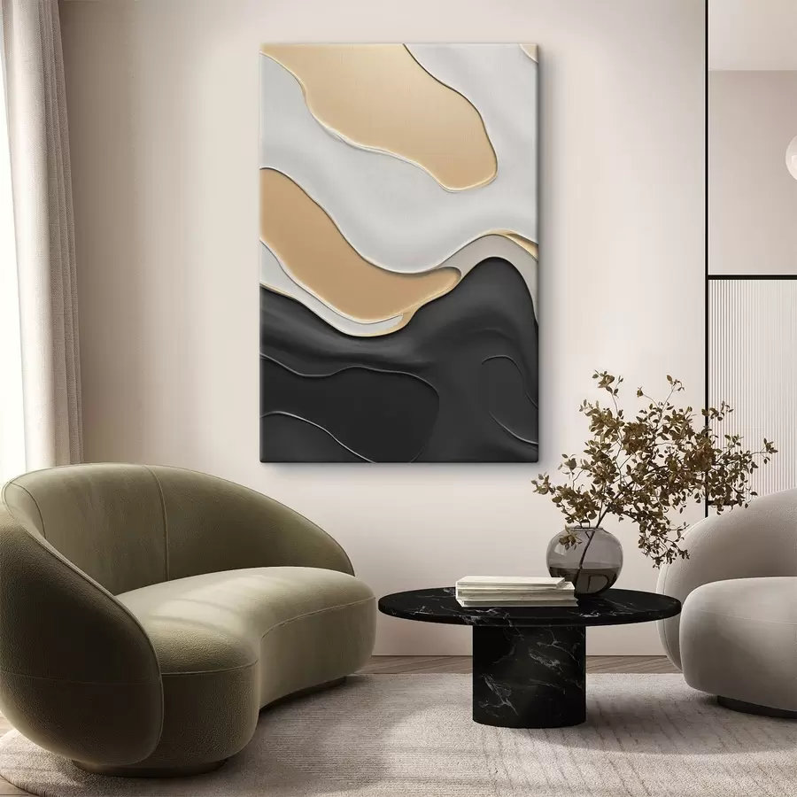 wall murals Abstract elegant curves s45203