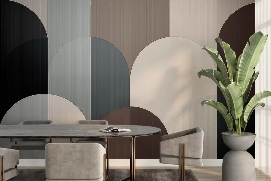 murales Geometría segmentada del arco w04215