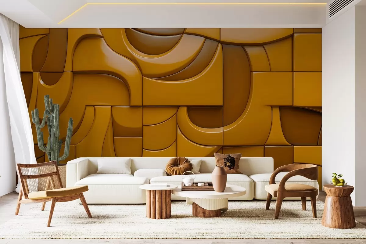 peintures murales Mur en relief peint w04321