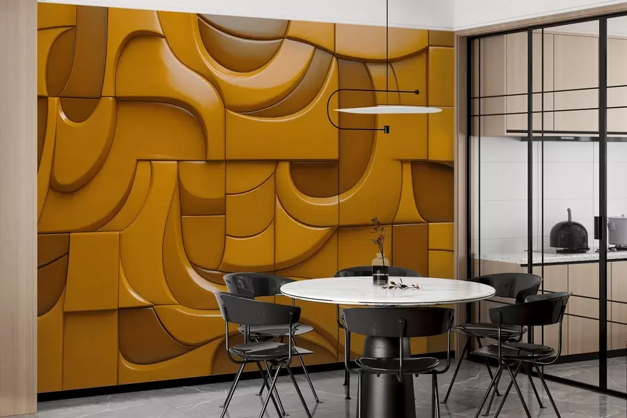 peintures murales Mur en relief peint w04321