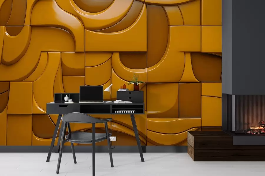 peintures murales Mur en relief peint w04321