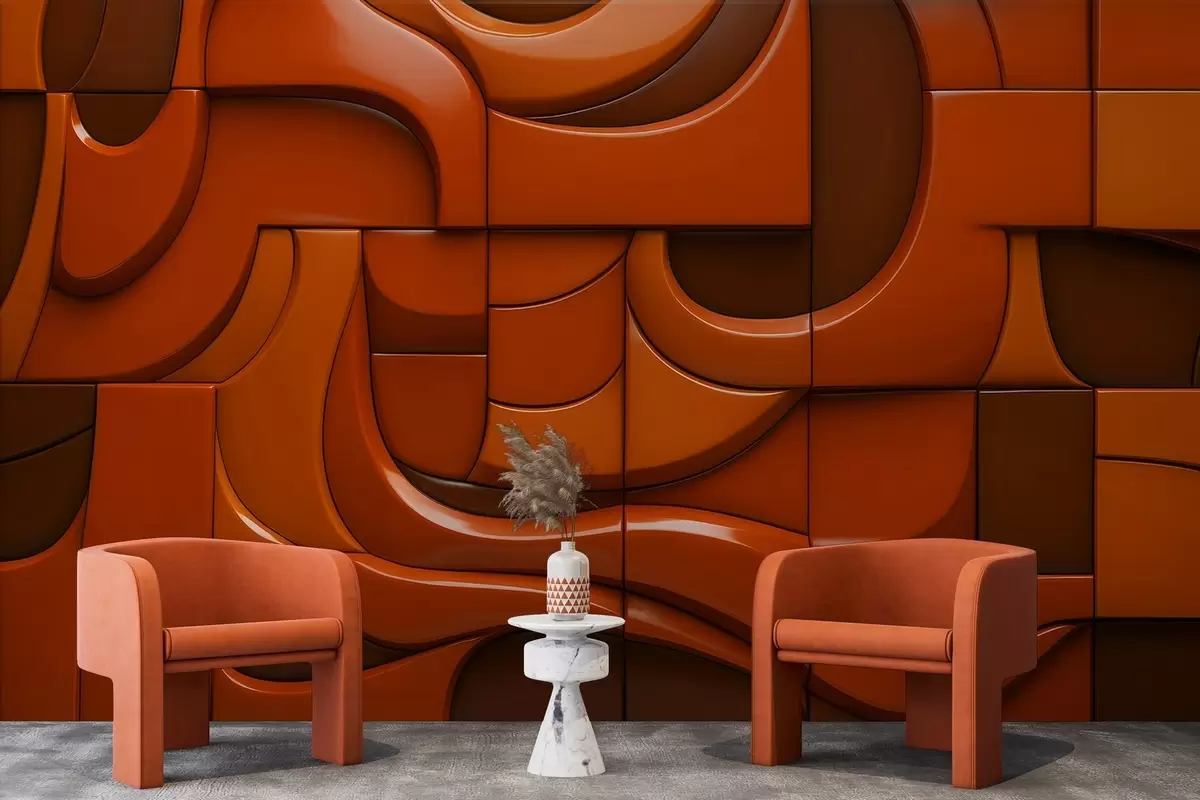 Wall Mural Photo Wallpaper Painted relief wall w04321v1