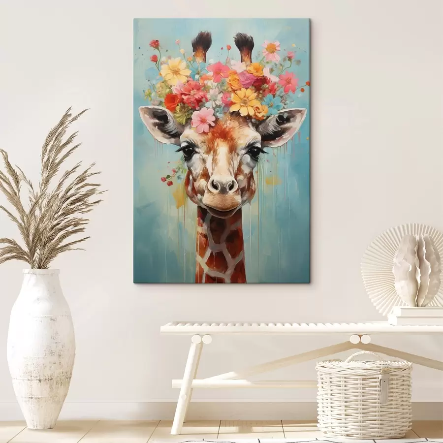 wall murals A cute giraffe s44557
