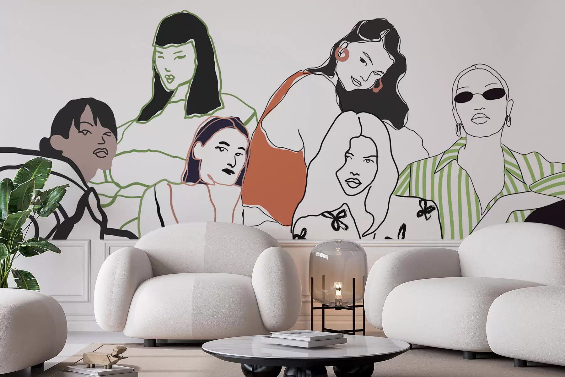 Wall Mural Photo Wallpaper Girls w04359