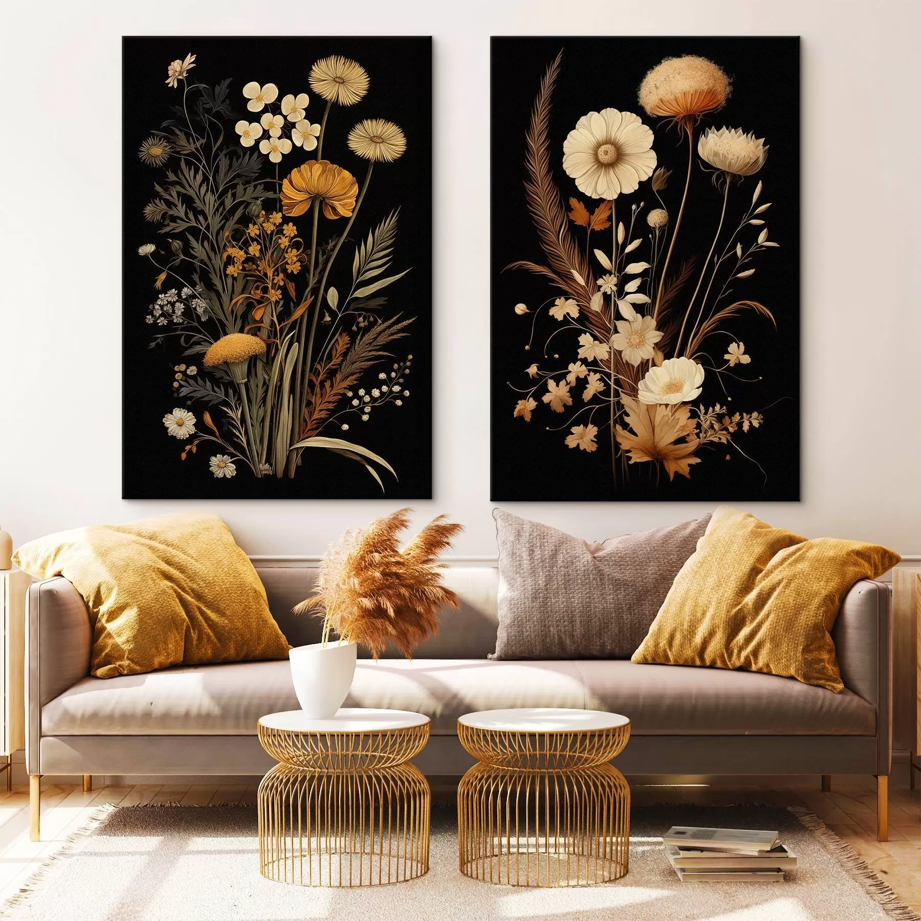 murales Flores góticas m00552