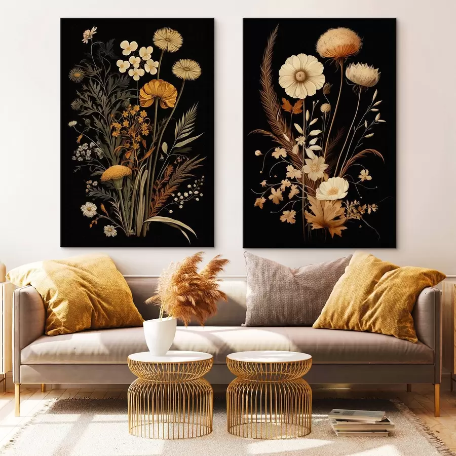 murales Flores góticas m00552