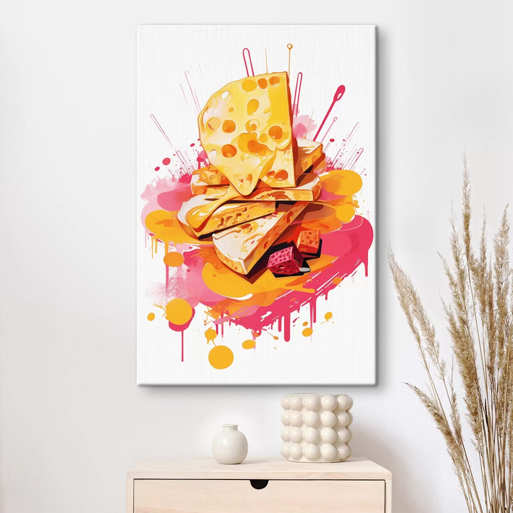 wall murals Cheese composition s45270