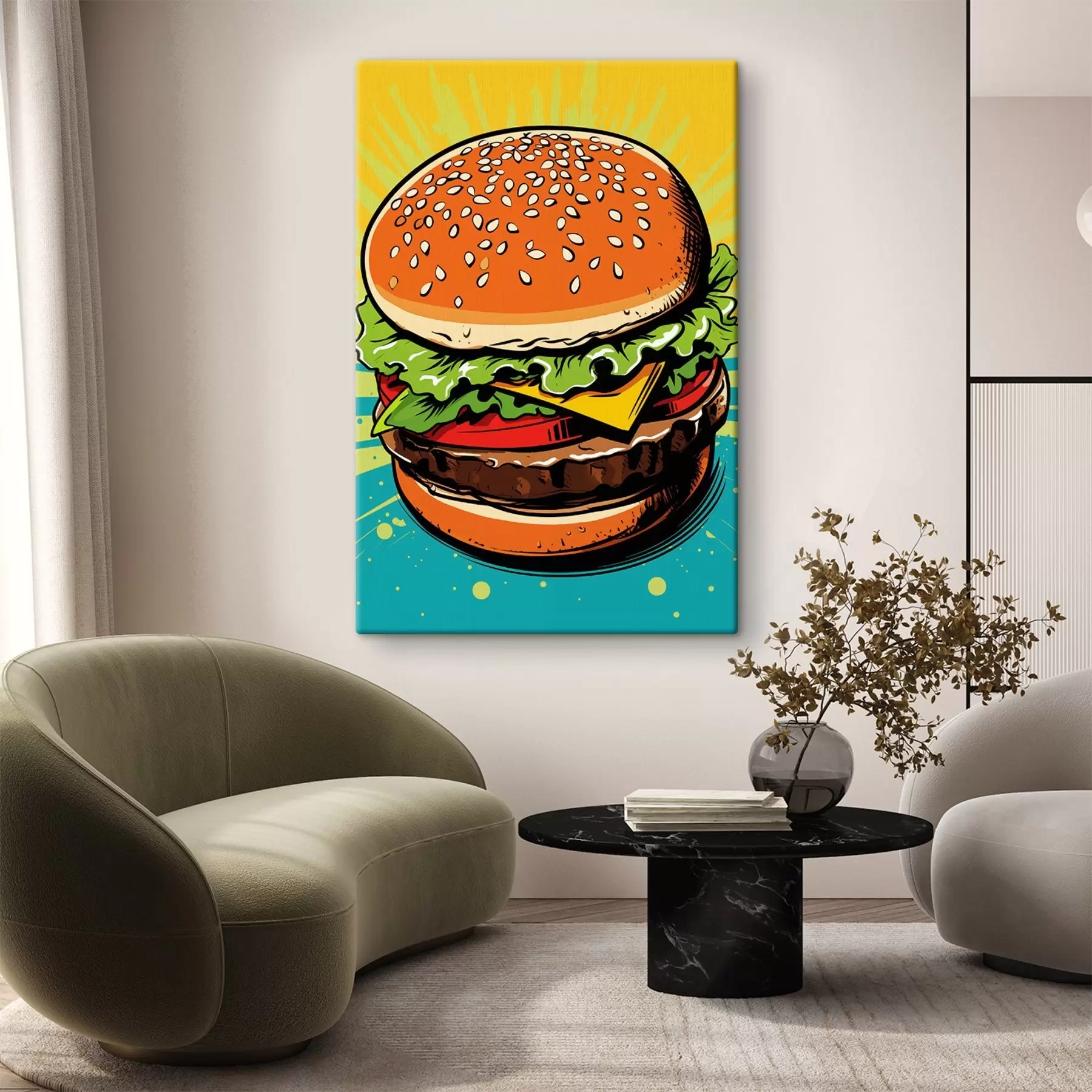 wall murals Burger  s45277