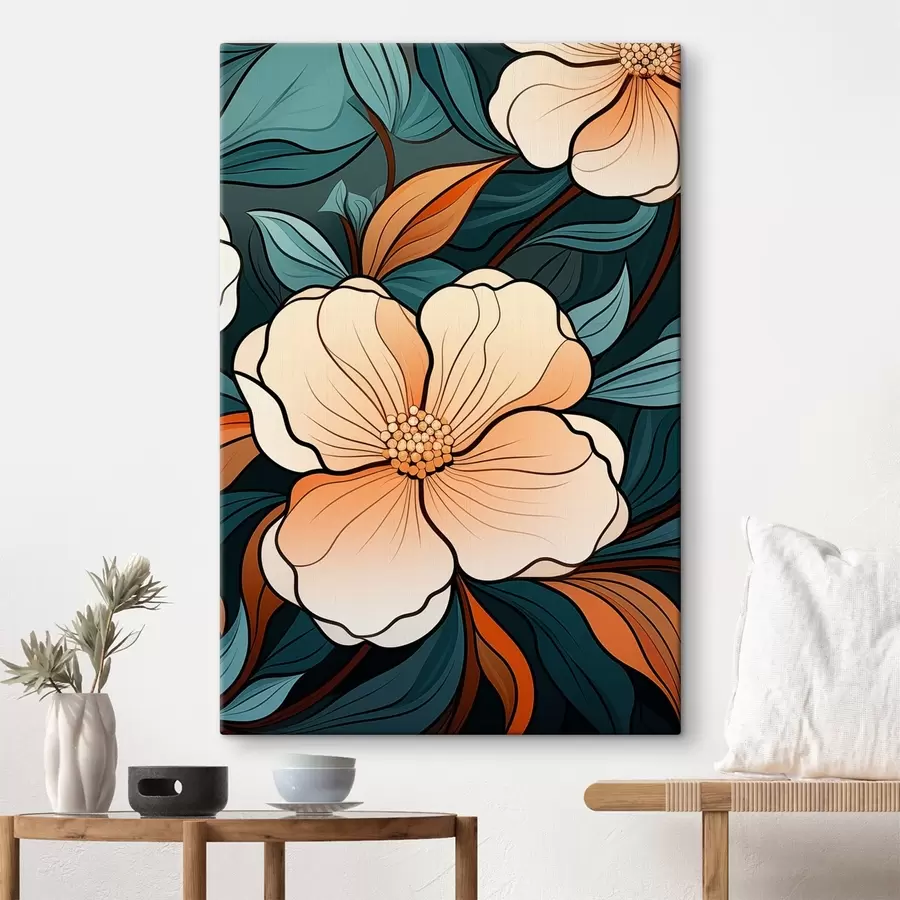 murales Flores diversas s45290