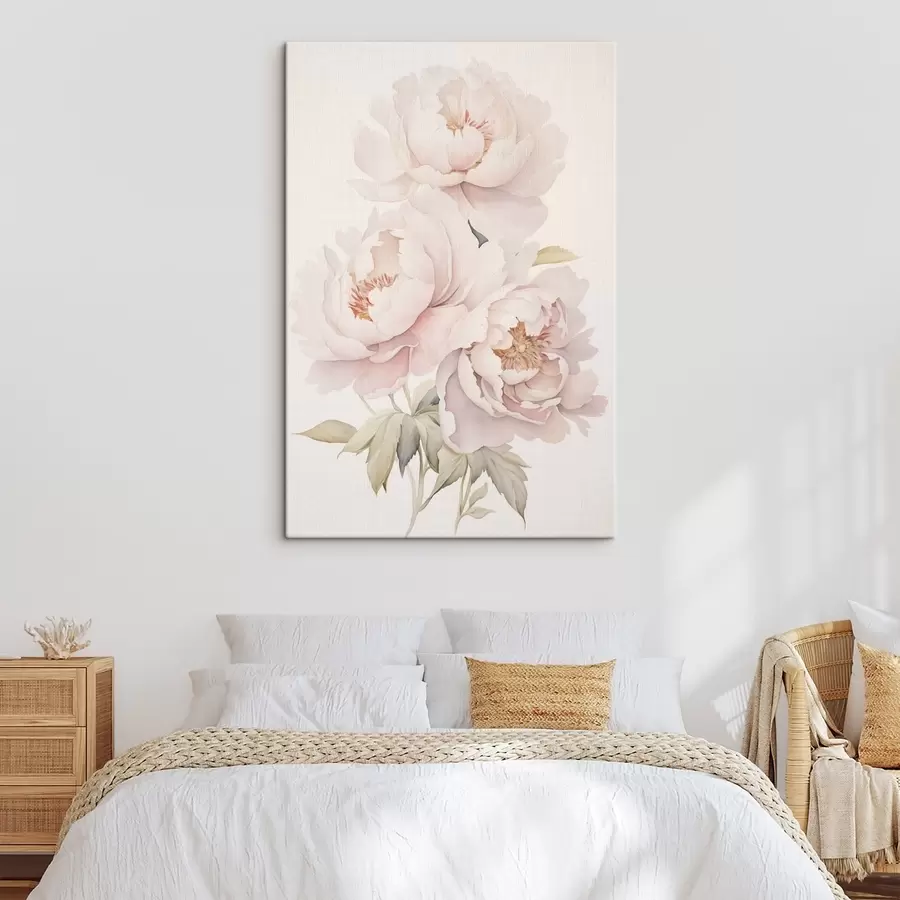 murales Delicadas peonías s45293