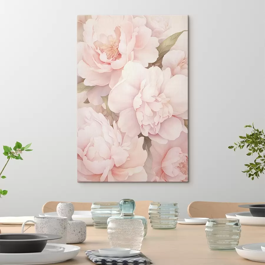 wall murals Peonies of various colours s45294