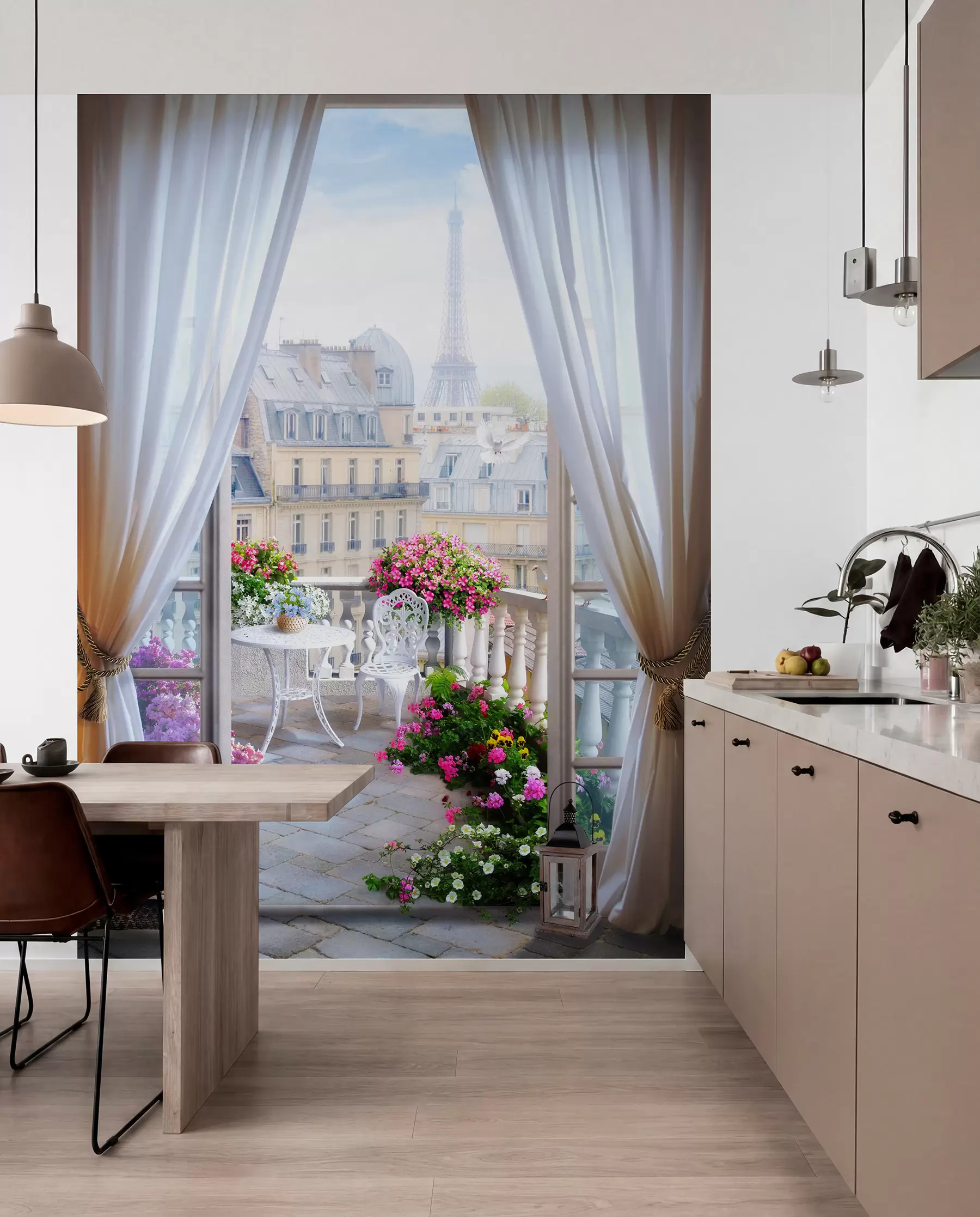 Wall Mural Photo Wallpaper Paris, view from the window u79425