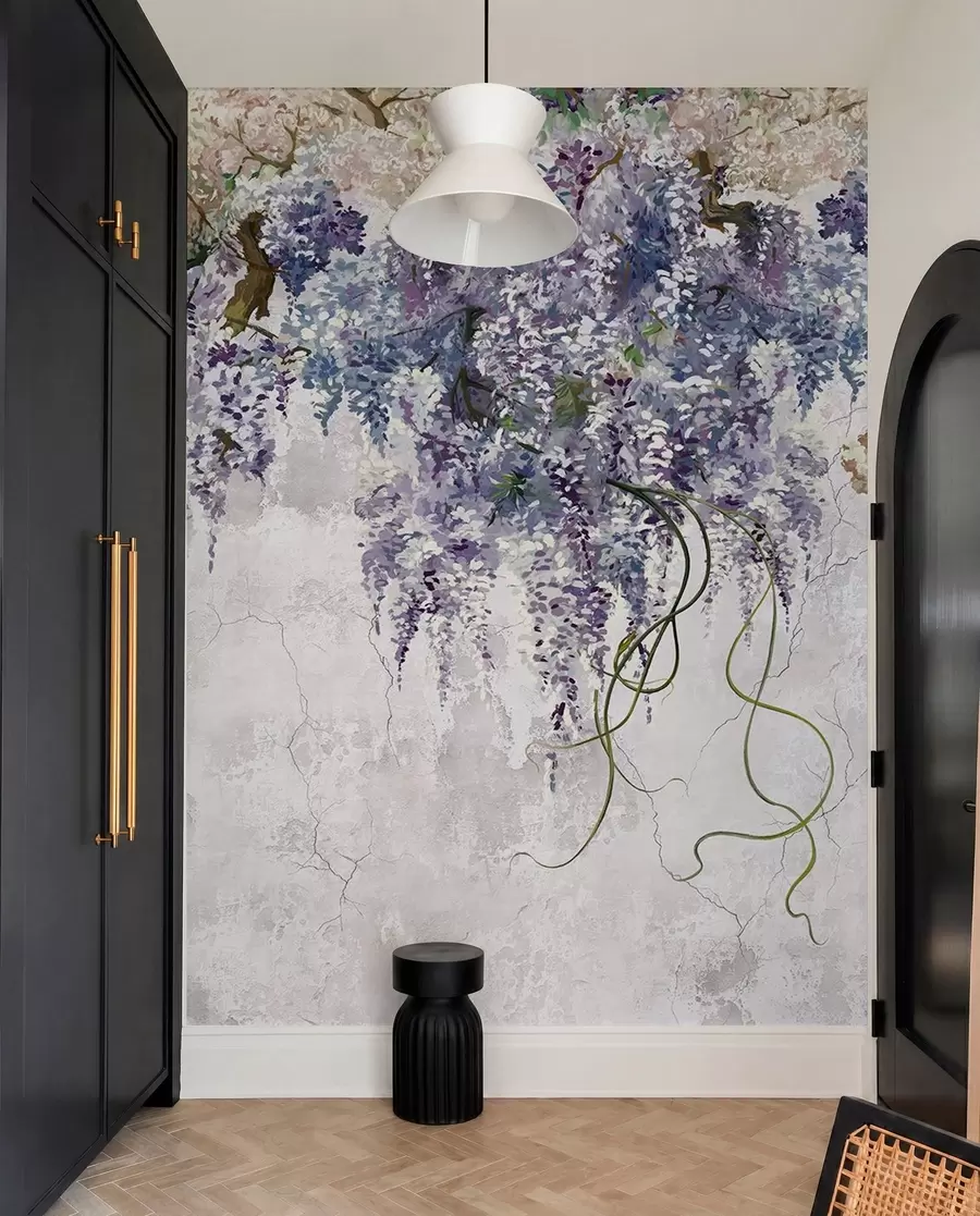 peintures murales Branches de lilas Boho u71720